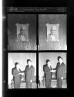 Man Re-photographed; State Bank Ad (4 Negatives (February 24, 1960) [Sleeve 62, Folder b, Box 23]